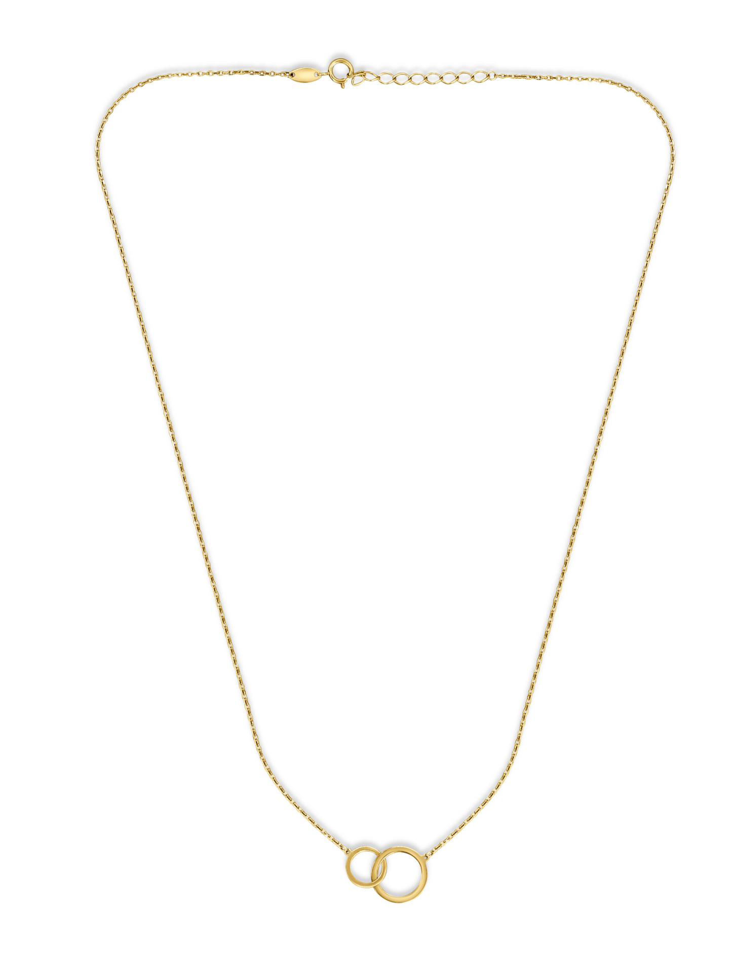 Halskette mit verbundenen Ringen