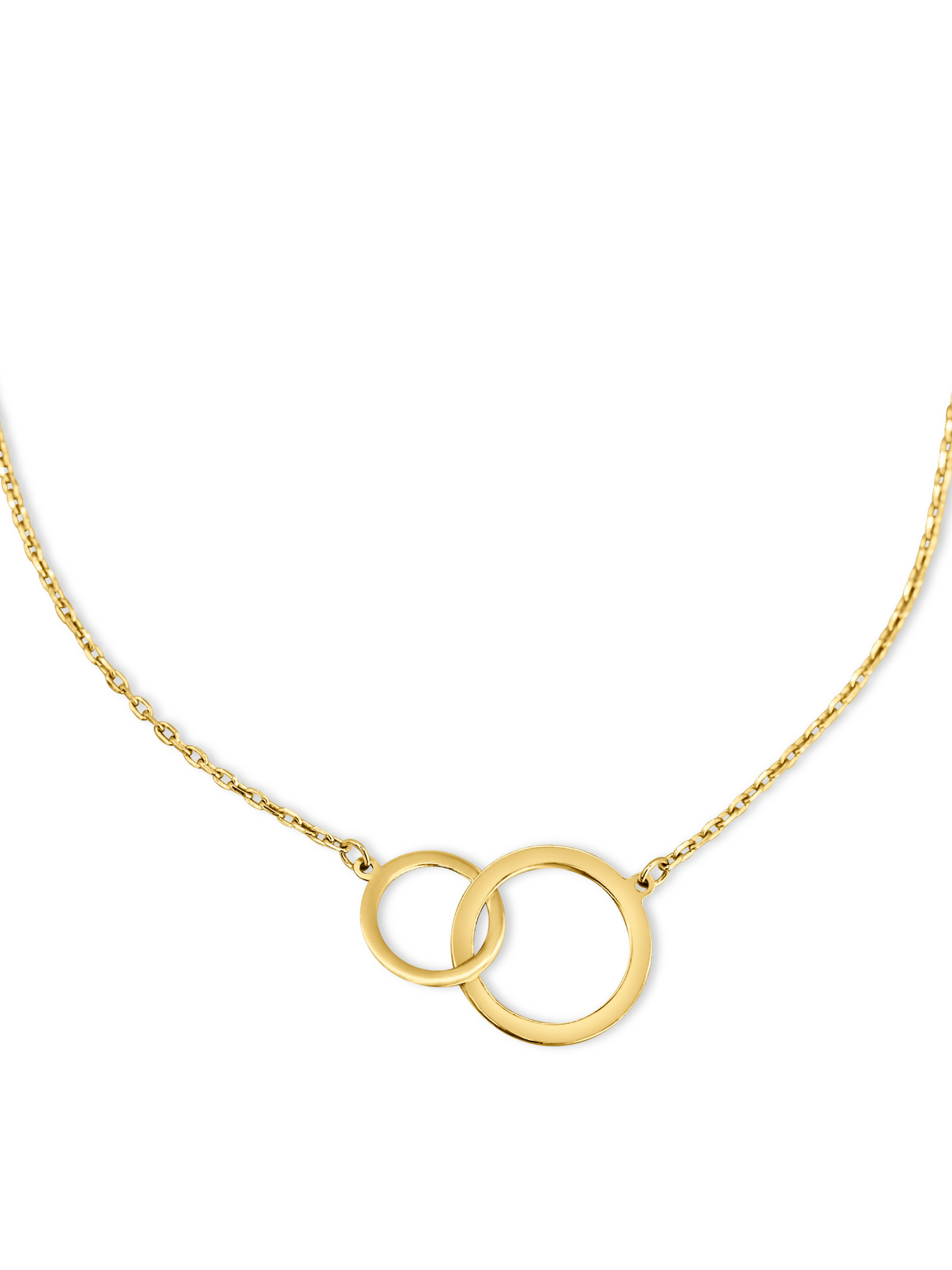 Halskette mit verbundenen Ringen
