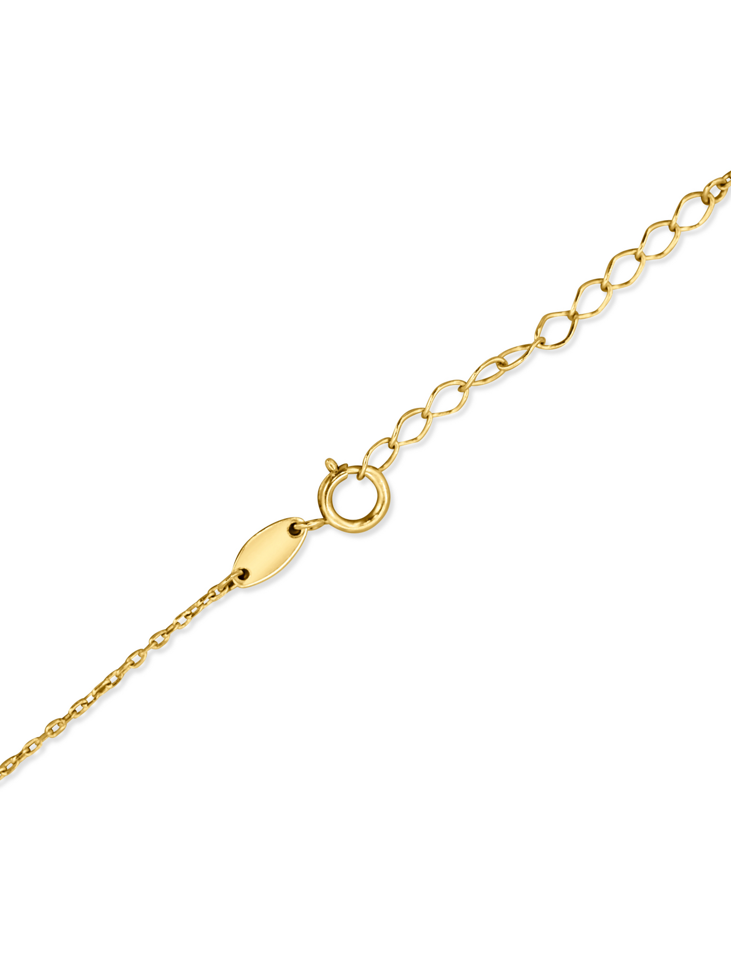 14K Echtgold Halskette mit Symbol der Verbundenheit