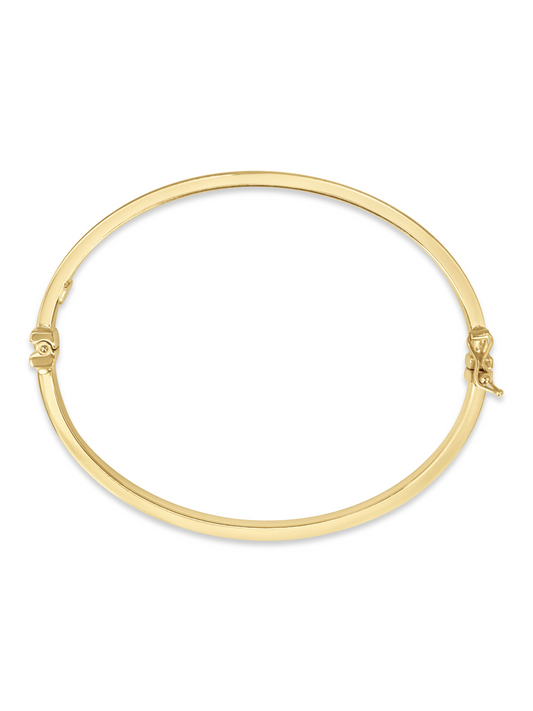Klemme Eckiger 585er Gold Armband