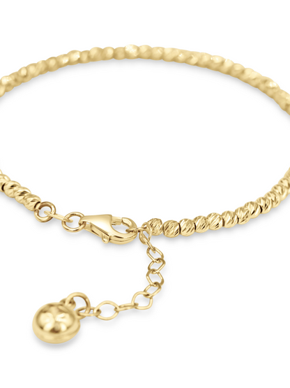 Kugeln 585er Gold Armband