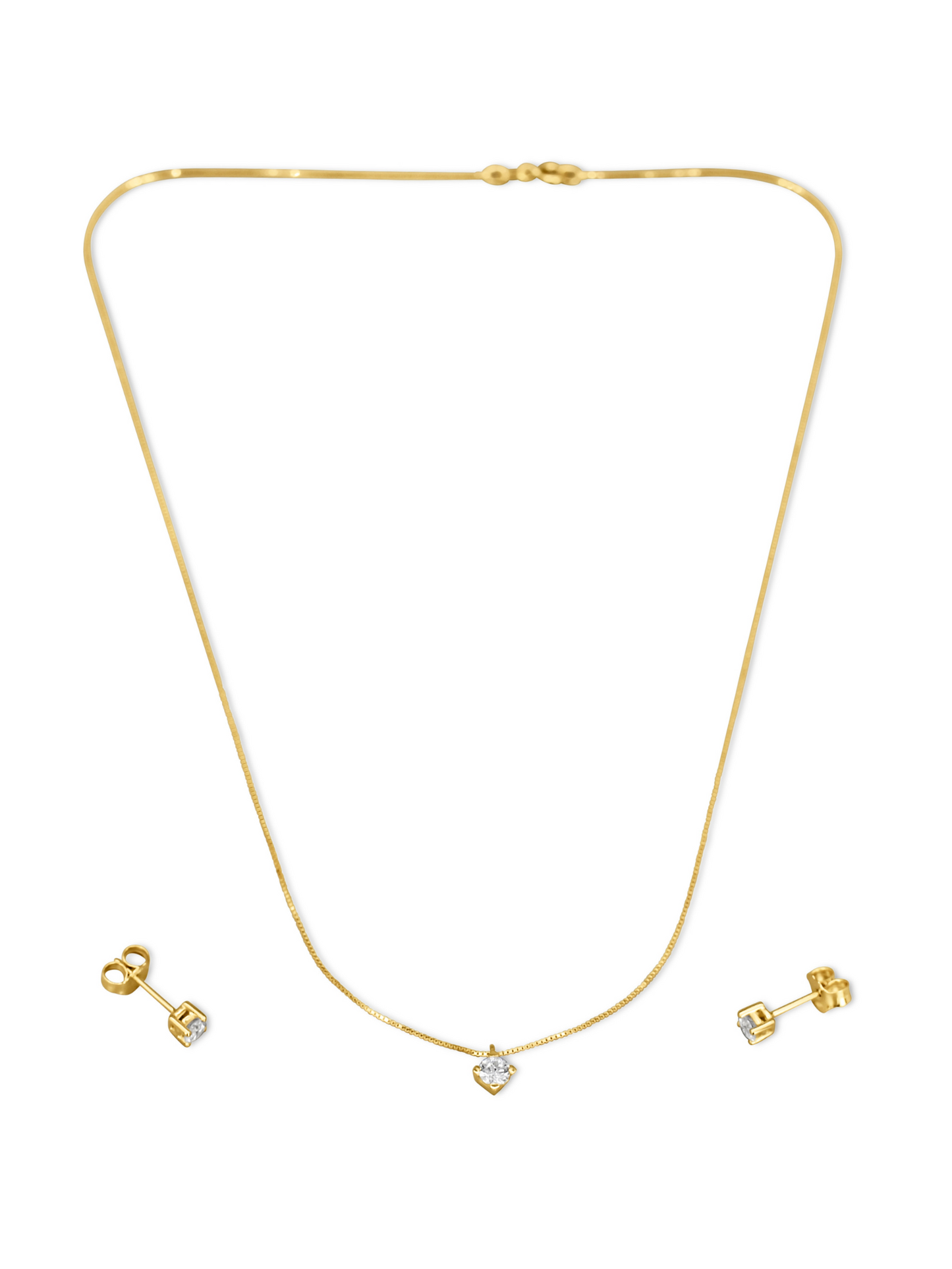 Étoile Brillante – Elegantes Schmuckset aus Gold