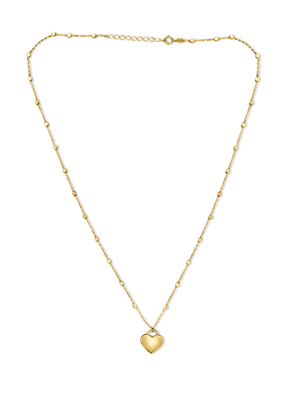 Elegante Herz-Halskette aus 14K (585er) Echtgold