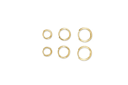 Creolen 585er Gold in 10, 13 und 15 mm