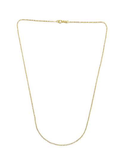 Kügelchen 585er Goldkette – 45 cm, 1 mm