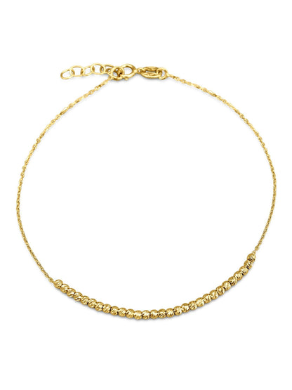 Kugel-Chain 585er Gold Armband