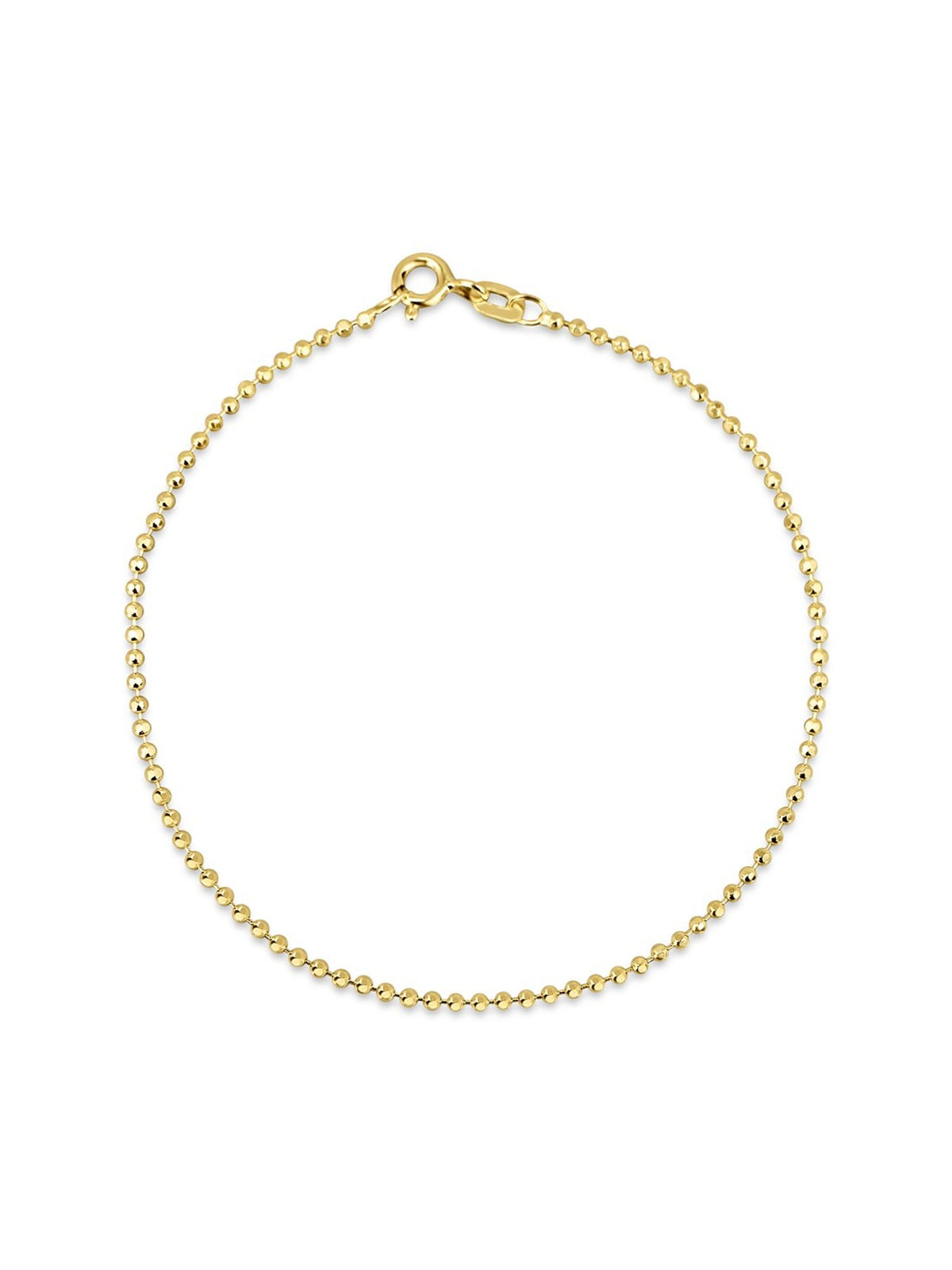 Mini Kugel 585er Gold Armband – 18 cm